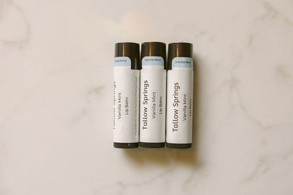 Vanilla Mint Tallow Lip Balm
