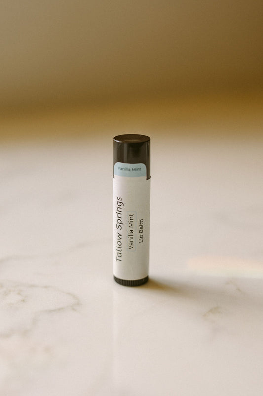 Vanilla Mint Tallow Lip Balm