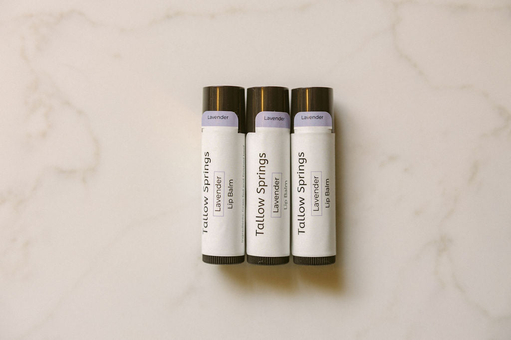 Lavender Tallow Lip Balm