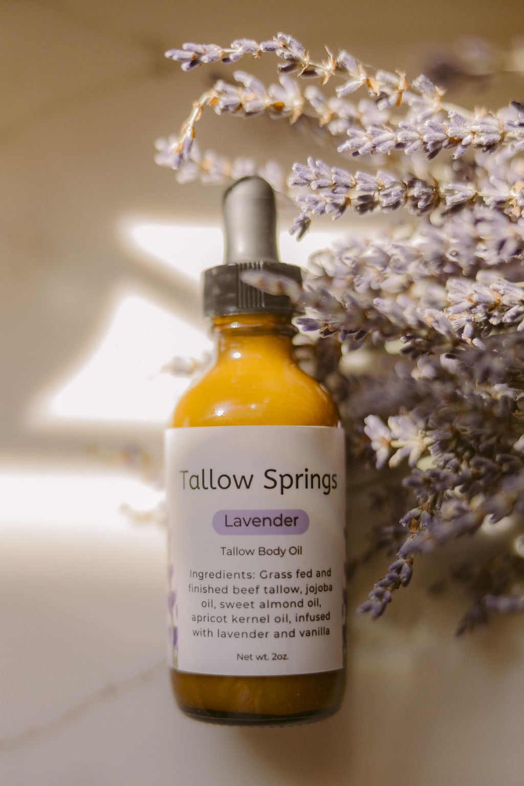 Tallow Body Oil