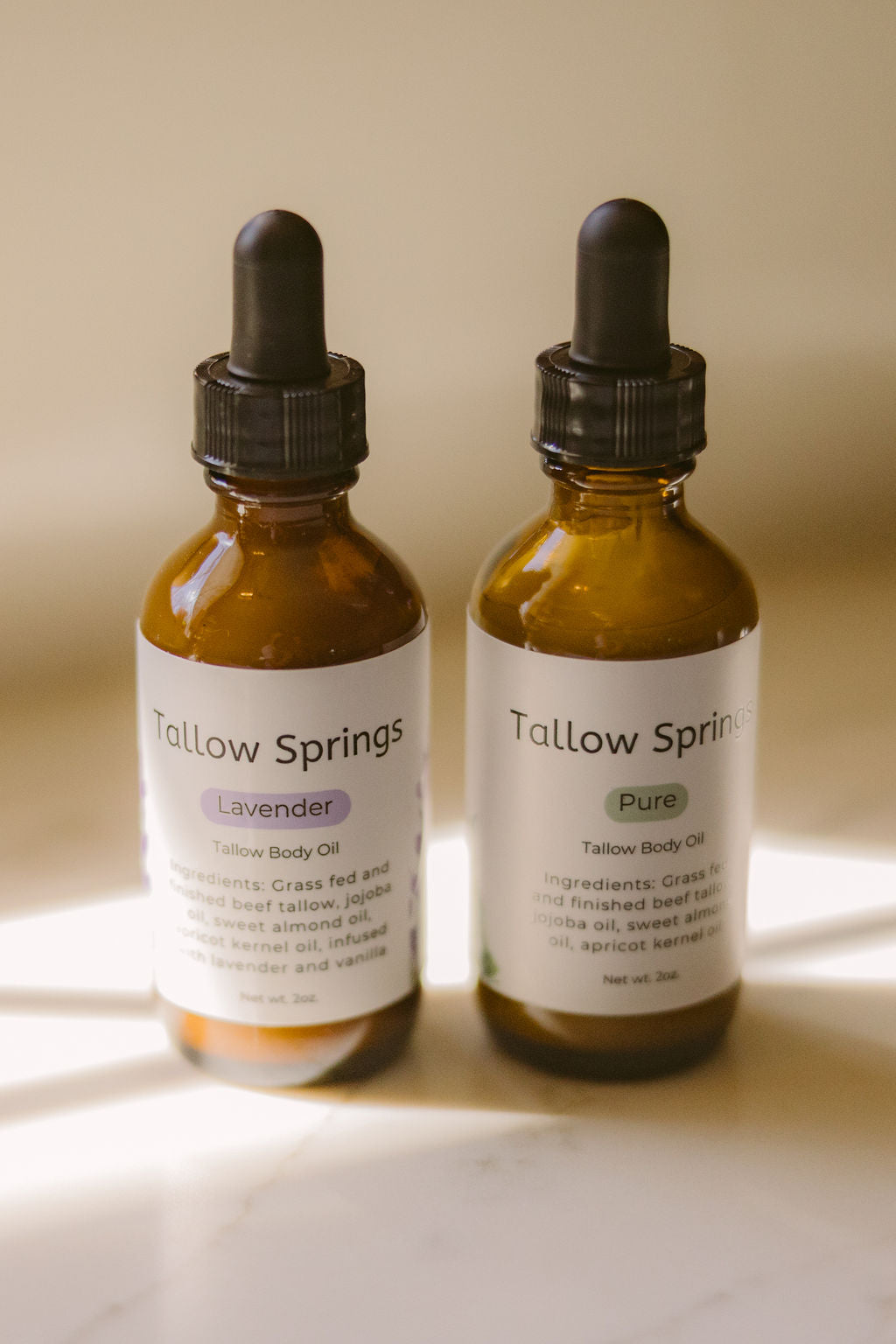 Tallow Body Oil